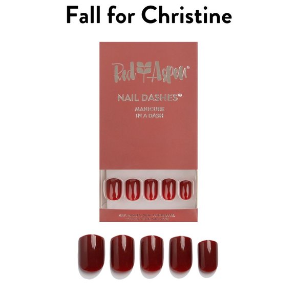 Red Aspen Other - Red Aspen Nail Dashes | Fall for Christine